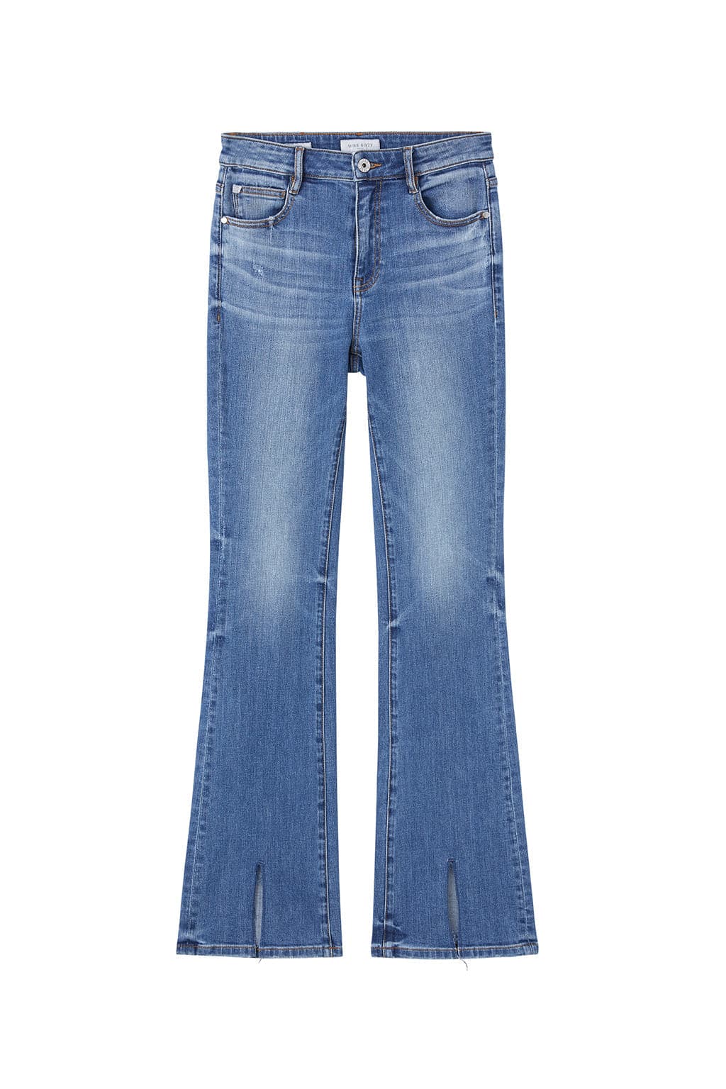 Vintage Slim Fit Flared Slit Jeans