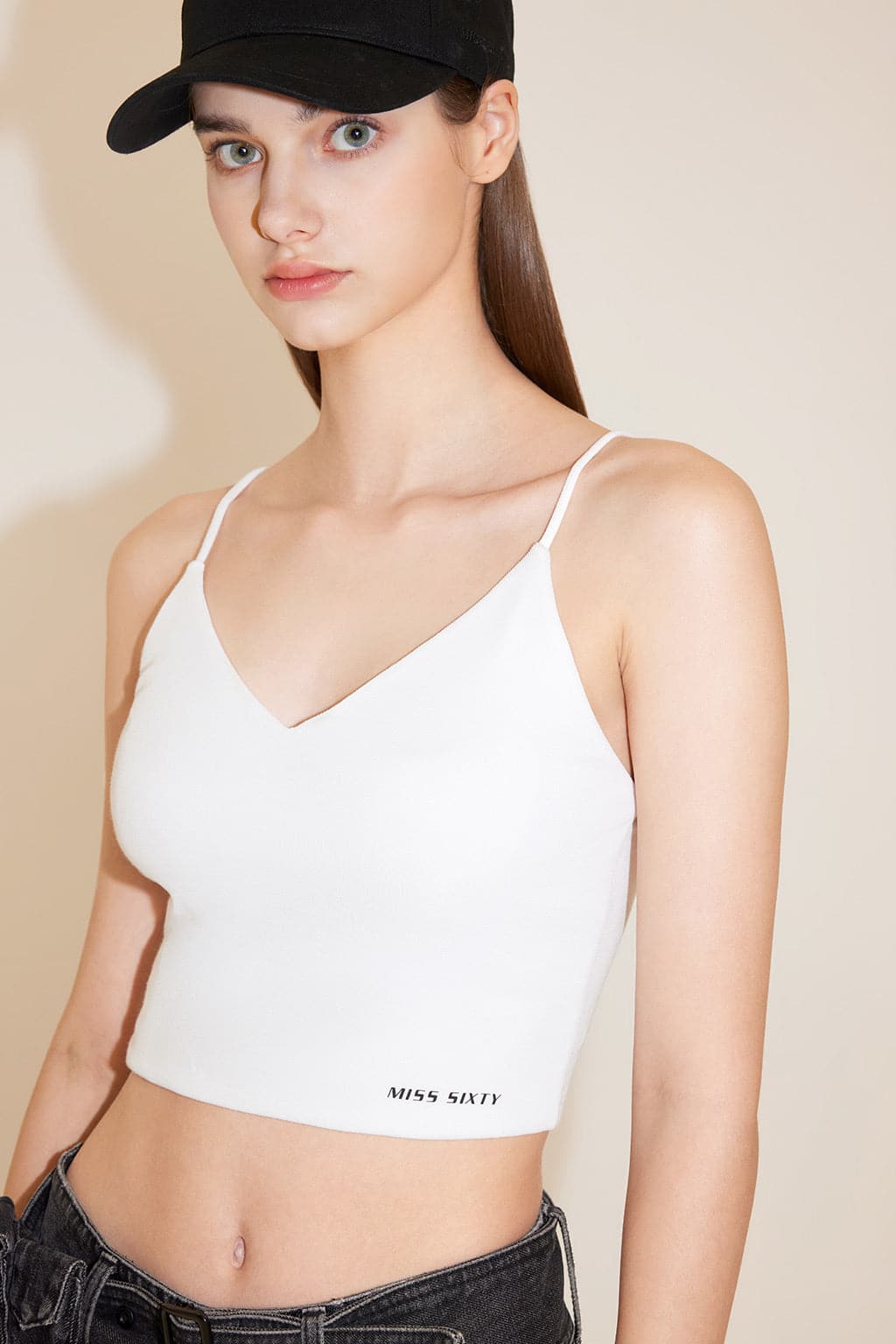 Sexy V-Neck Cropped Camisole – MISS SIXTY