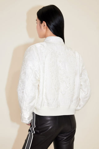 Delicated Embroidered Quilted Jacket
