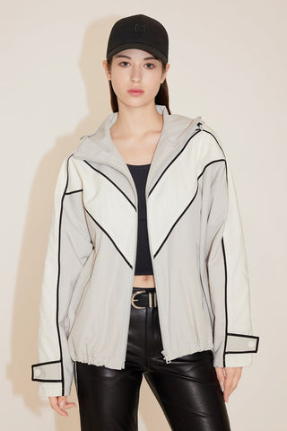 Relaxed Loose Fit Hooded Jacket