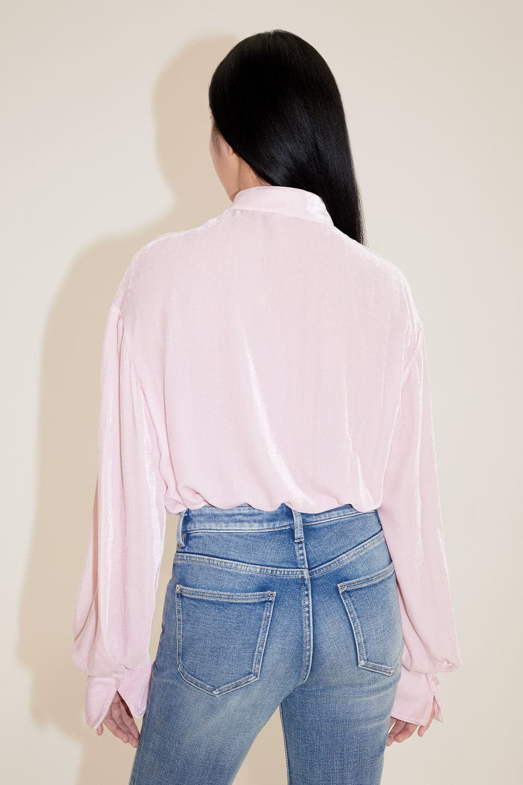Mandarin Stand Collar And Button Shirt