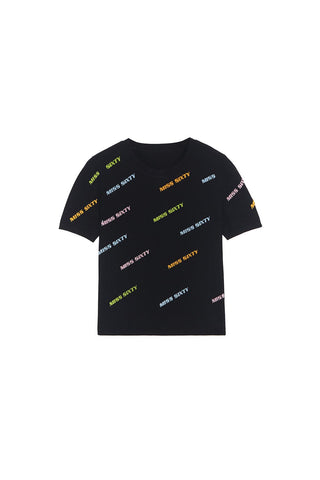 Colourful Embroidered T-Shirt