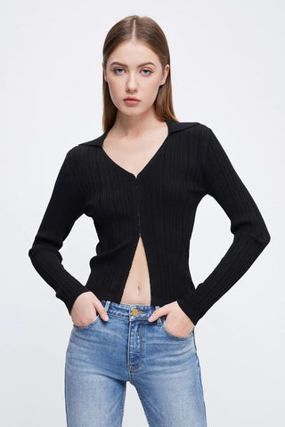 V-Neck Slim Fit Knit Wear