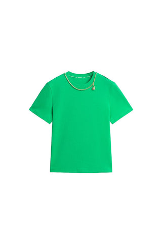 T-Shirt With Detachable Chain