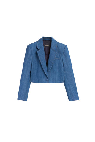 Retro Denim Blazer