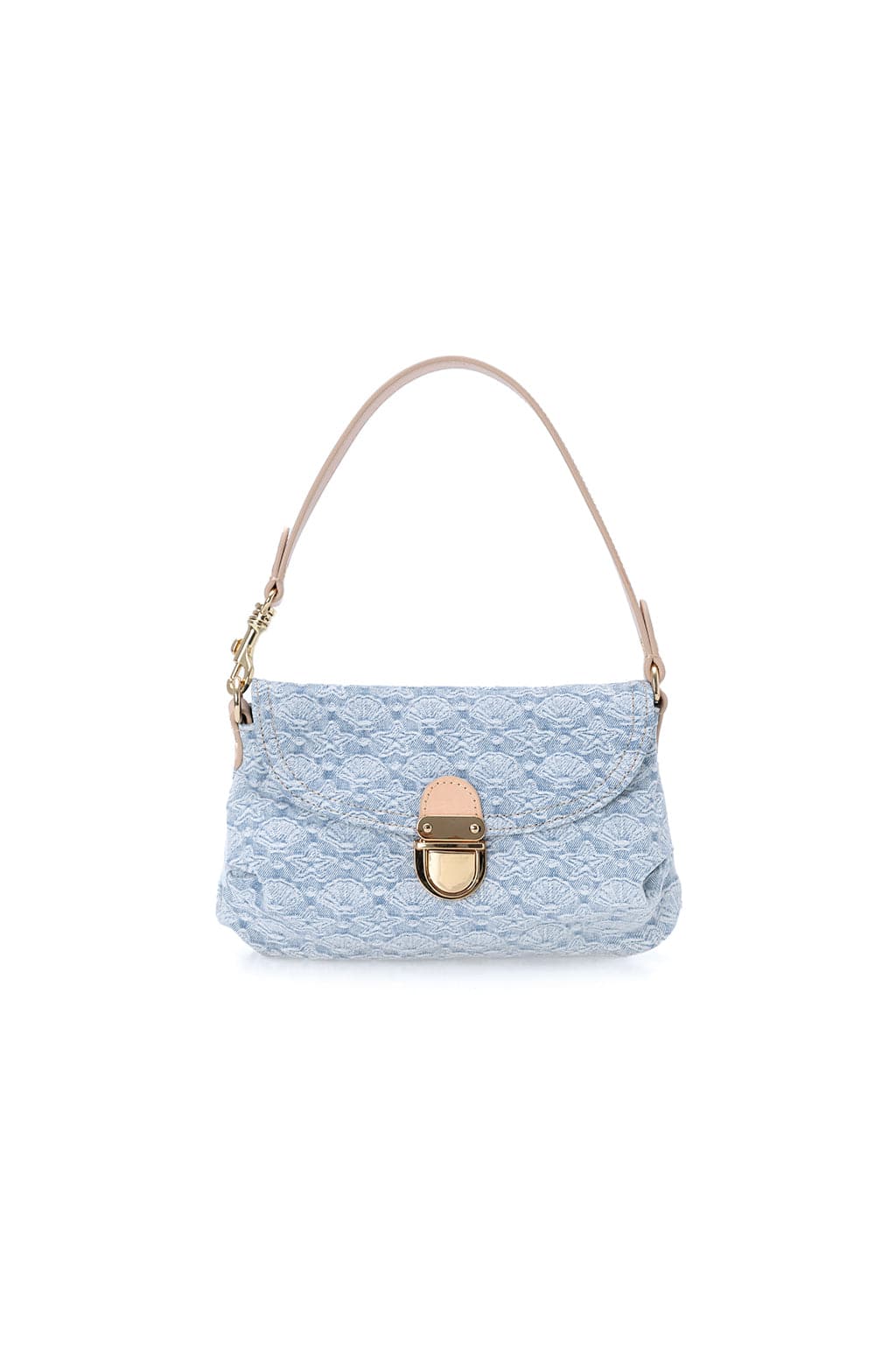 Jacquard Denim Blue Shoulder Bag – MISS SIXTY