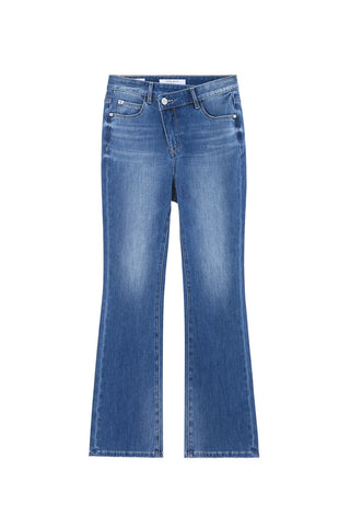 Stretchy Silk Denim Jeans