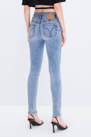 High Rise Slim Fit Stretchy Jeans