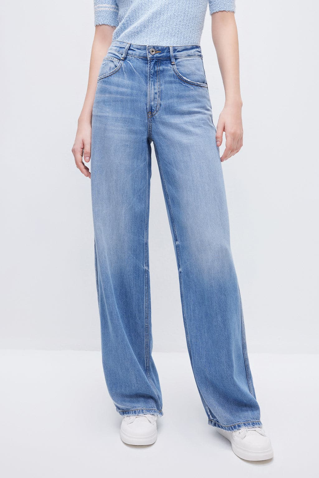 Relaxed Fit Denim Jeans With Tencel Drape – MISS SIXTY