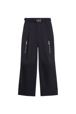 Belted Cargo Track Pants