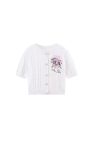 Miss Sixty x ANDRÉ SARAIVA Capsule Collection Heart Embroidered Wool Jacket