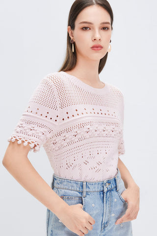 Elegant Stretchy Pullover Shirt In Modern Chinese Style