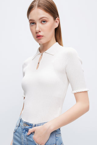 Elegant Stretchy Pullover Shirt In Modern Chinese Style