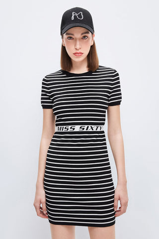 Striped Stretchy Dress