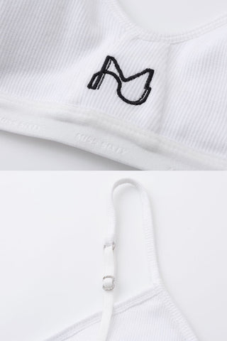 Sexy Embroidered Bandeau Top