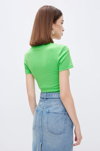 Stretch Fit Cropped T-Shirt
