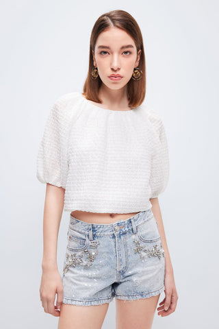French Style Puff Sleeve Shirt