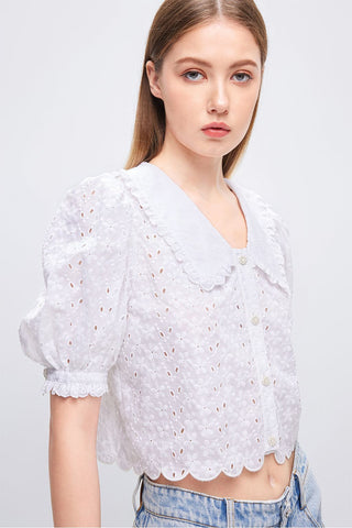 French Puff Sleeves Shirt