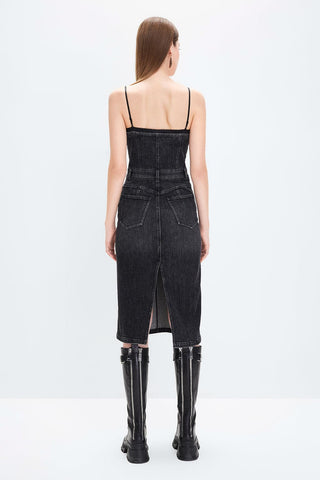 Two-Piece Stitching Suspender Sexy Cargo Dress
