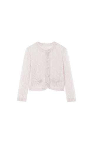Sweet Pink Soft Woolen Jacket