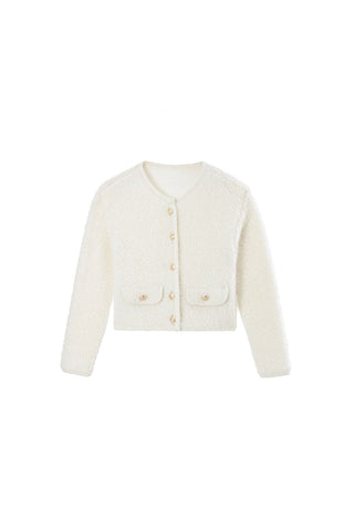 Elegance Woolen Knit Jacket