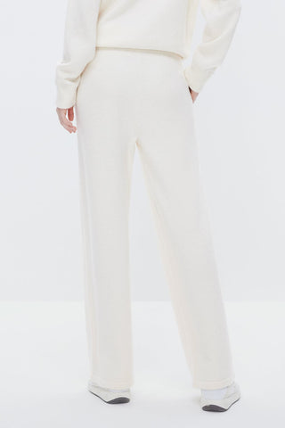 Elasticated Waist Wool Knit Baggy Pants
