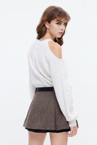 Sexy Off-Shoulder Knit Top