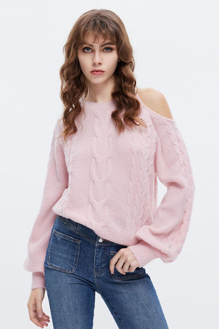 Sexy Off-Shoulder Knit Top