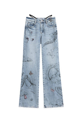 Angel Collection Flared Jeans