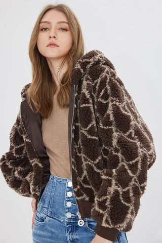 Cropped Fur Jacket